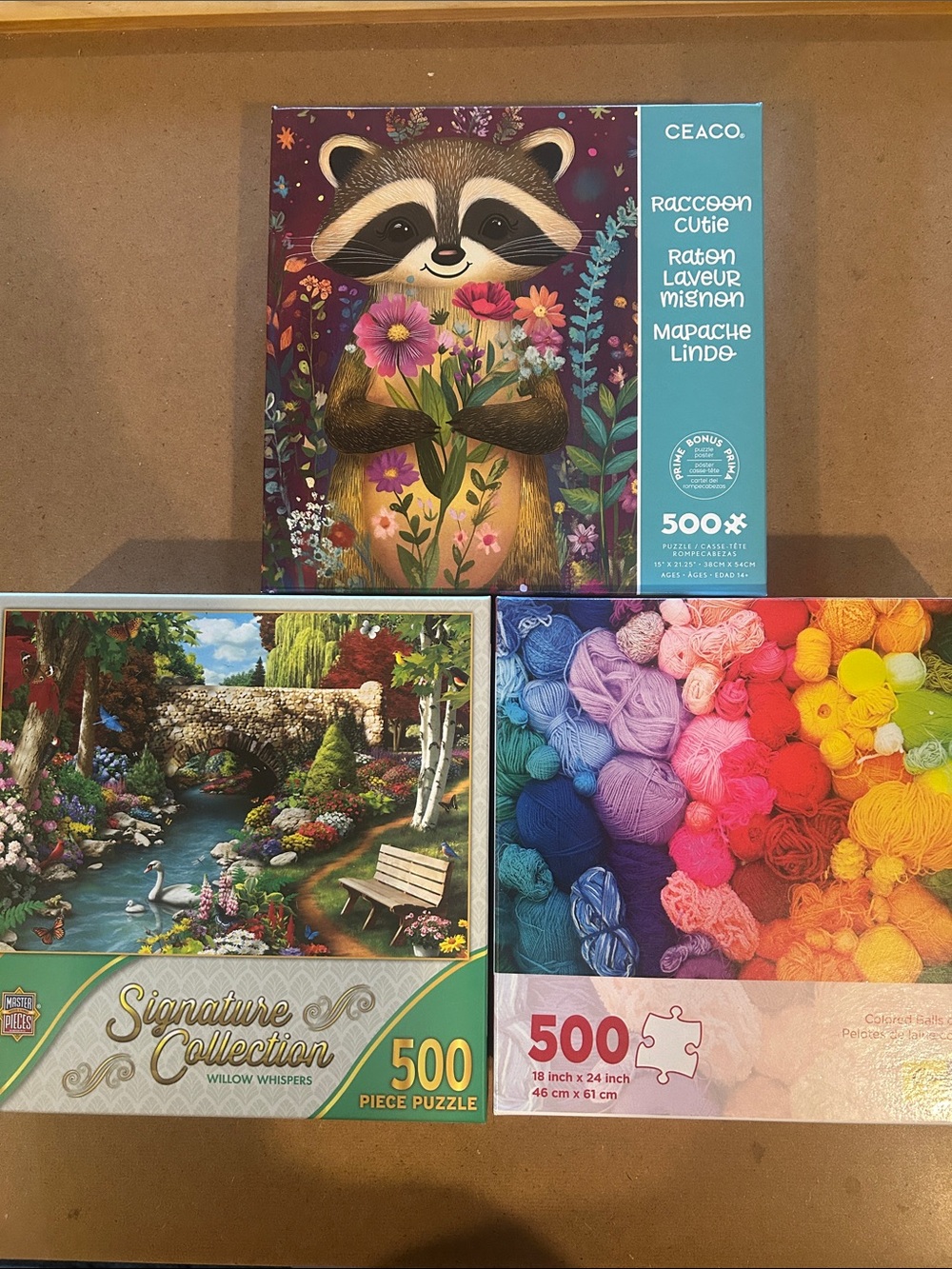 500 piece puzzle bundle